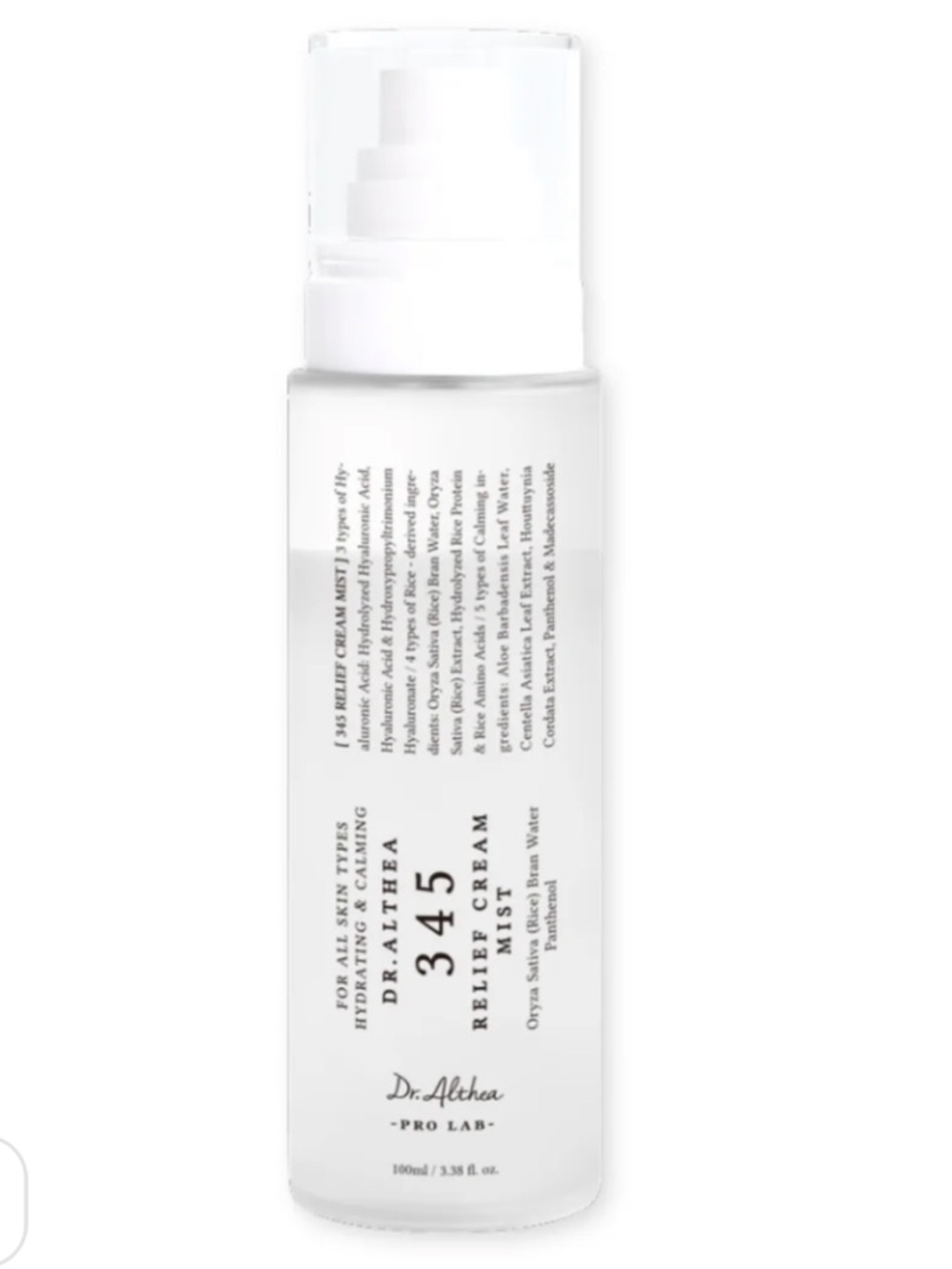 BRAND NEW: Dr.Althea
345 Relief Cream Mist